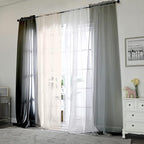 Chyhomenyc White Sheer Curtains 108 Inch Length 2 Panels Set, Extra Long Light - Image 7