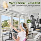 Extendable Lambswool Duster 25-64" Retractable Telescopic Handle Removable Head - Image 6