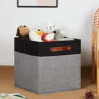 HNZIGE Storage Baskets for Organizing, Square Fabric Storage Cubes Bins 13 x 13 - Image 8