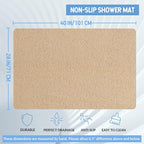 Non-Slip Bathtub Mat, Anti Slip Shower Mat, Fast Drying Bathtub Mats, Foot - Image 2