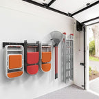 Wallmaster Wall Mount Garage Organizer Tool Storage Rack, Heavy Duty Folding - Image 2
