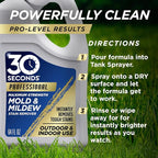 30 SECONDS Pro Mold and Mildew Stain Remover | Scrub Free | Brighter Results - Image 8