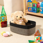 Small Storage Baskets for Organizing | Closet Organizer Bins | Shelf Toy Basket - Image 4