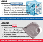 12" x 12" Pro Multi-Surface Microfiber Cleaning Cloths | Purple - Image 6