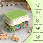 Toy Storage Organizer Box with Handle, Stackable Building Block Toy Box with - Image 5