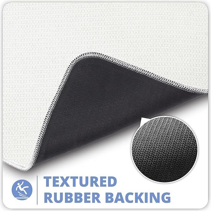 Bath Mat, Ultra Thin Bathroom Rugs, Rubber Bath Mats - Image 5