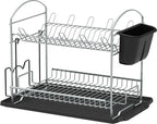 SIMPLE HOUSEWARE 2-Tier Dish Rack - Image 2