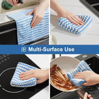 JOYMOOP 18 Pack Microfiber Cleaning Cloth, Kitchen Towels - Image 6