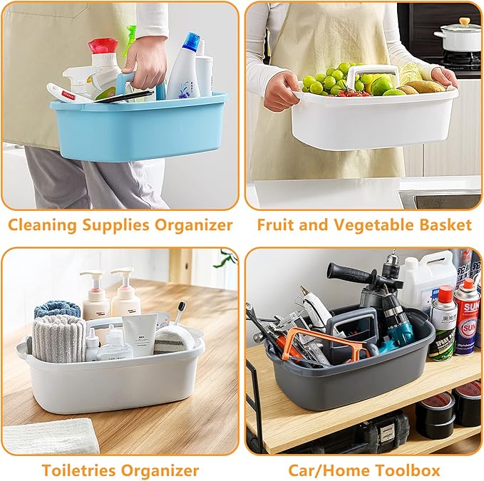 Multi-Purpose Plastic Cleaning Caddy - Image 4