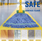 Matthew Cleaning Commercial Mop Head Replacement, 5 Inch Wide Headband - Image 5
