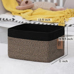COMFY-HOMI 3PACK Cotton Rope Square Basket - Image 4