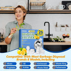 Garbage Disposal Cleaner Deodorizer Tablets 26Pack, XL Powerful Foaming Kitchen - Image 7