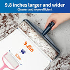 Floor Lint Rollers for Pet Hair Extra Sticky Mop，9.84in - Image 3