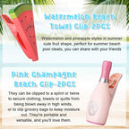 Sieral 8 Pcs Beach Towel Clips Beach Chair Pool Clips - Image 3