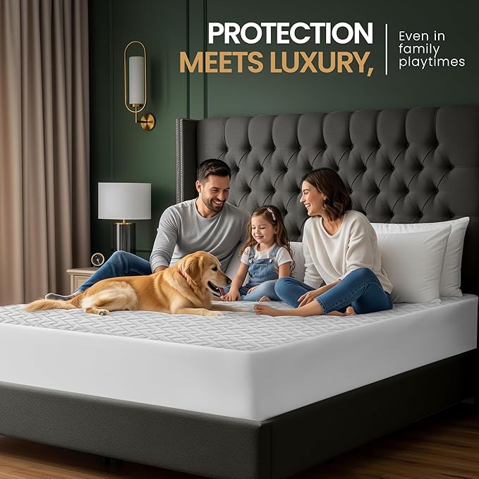 Utopia Bedding Waterproof Mattress Protector Queen Size, Premium 3D Air Soft - Image 6