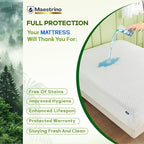 Luxury King Size Tencel Waterproof Mattress Protector Deep Pocket - Image 3