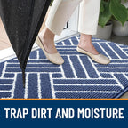 OLANLY Indoor Door Mat, 32x20 Inch, Dirt Resistant and Absorbent, Non-Slip - Image 2
