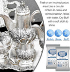 6 Pack/ 72 Pcs Silver Cleaner Wipes Silver Polish Jewelry Cleaner Cleaning - Image 7