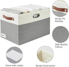 Large Collapsible Fabric Storage Bins - Image 3