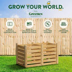 Greenes Fence Cedar Wood Composter - Image 6