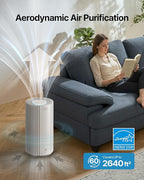 COWAY Air Purifiers for Large Room Whole Home Up to 2, True HEPA Filter for - Image 3
