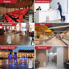 Kigley 2 Pcs Wet Floor Sign, 24 Inch Stainless Steel Caution Wet Floor Sign - Image 5