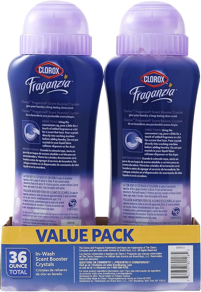 Clorox Fraganzia Scent Boosting in-Wash Laundry Crystals, Lavender - Image 6