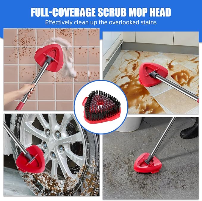 4 Pack Spin Mop Replacements Heads Compatible - Image 7