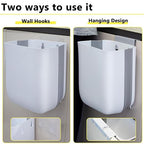 Soddeph 3.2 Gallon Foldable Hanging Trash Can - Image 4