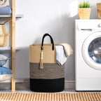 Woven Laundry Basket for Clothes, 50 L Large Rectangle Laundry Hampers - Image 2