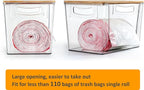 Hudgan Extra Large Trash Bag Holder Acrylic Trash Bag Dispenser Storage - Image 4