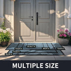 Yimobra Front Door Mat Outside Entrance 29.5x17, Waterproof Heavy Duty Outdoor - Image 2