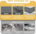 10-Inch Under Bed Storage Containers | Sturdy Sidewalls | Clear Cover & Label - Image 4