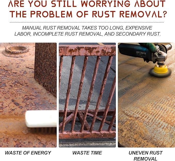 Water-Based Metallic Paint, Rust Removal Converter Metallic Paint, Rust Remover - Image 2