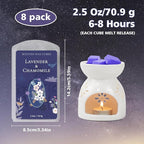 SCENTORINI Wax Melts, Wax Cubes Strong Scent, Long Lasting Lavender Scented - Image 4