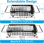 JASIWAY in Sink Dish Drying Rack, Expandable Stainless Steel Dish Drainers - Image 2