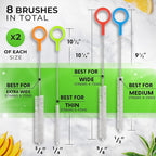 Heavy Duty Cleaning Brushes Set of 8 - Image 2