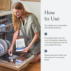 Branch Basics Dishwasher Tablets – 40 Ct, 3 Pack | Plastic-Free, Fragrance-Free - Image 4