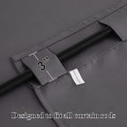 RYB HOME Blackout Curtains for Living Room, Back Tab & Rod Pocket Top - Image 5