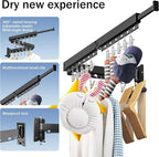 Wall Mounted Clothes Drying Rack - Image 2