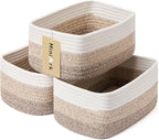 Small Storage Baskets for Organizing | Closet Organizer Bins | Shelf Toy Basket by MiniArkStorageBasketsHome
