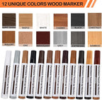 Lifreer Revolutionary Furniture Touch Up Markers, 12 Colors Wood Scratch Repair - Image 2