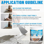 Waterproof Patch & Seal Rubberized Sealant Paste, 2.2lbs Anti-Leakage Clear - Image 4