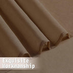 Tollpiz Sheer Door Curtains Closet Linen Textured Curtains Sheer Doorway Light - Image 7