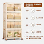 752QT/188Gal 4 Layers Stackable Storage Bins - Image 4