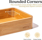 SMIRLY 5-Piece Bamboo Kitchen Drawer Organizer Set - Image 4