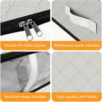 StorageRight Under Bed Storage Bins, Breathable Organizer - Image 3
