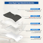 KING MOUNTAIN Linen Repair Patches, Self-Adhesive Fabric Patches, 4 X 63 inch - Image 3