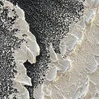 NANKAI Handcrafted Thick Texture Black and White Abstract Canvas Art Ocean Wave - Image 2