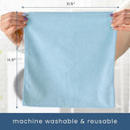 S&T INC. 50 Pack Microfiber Cleaning Cloth, Bulk Towels - Image 7